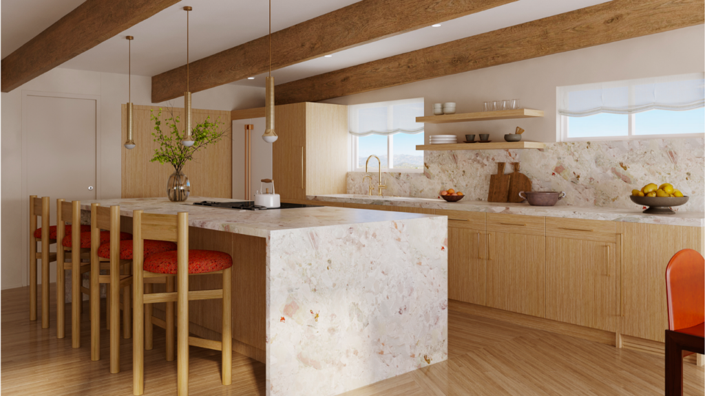 Custom kitchen renovation in progress by Joel & Co. in Los Angeles, showcasing the transformation of an existing home through thoughtful construction